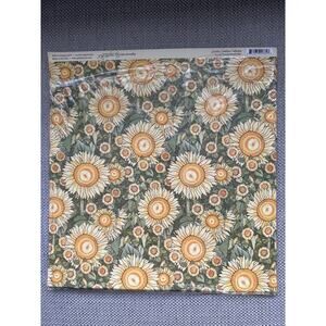 ‼️Graphic 45 Garden Goddess Sunlit Petals Paper 12 pack